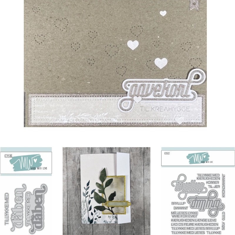 Baby Food Book - Hochzeits- und Taufmotiv Metall-Stanzform und Transparenter