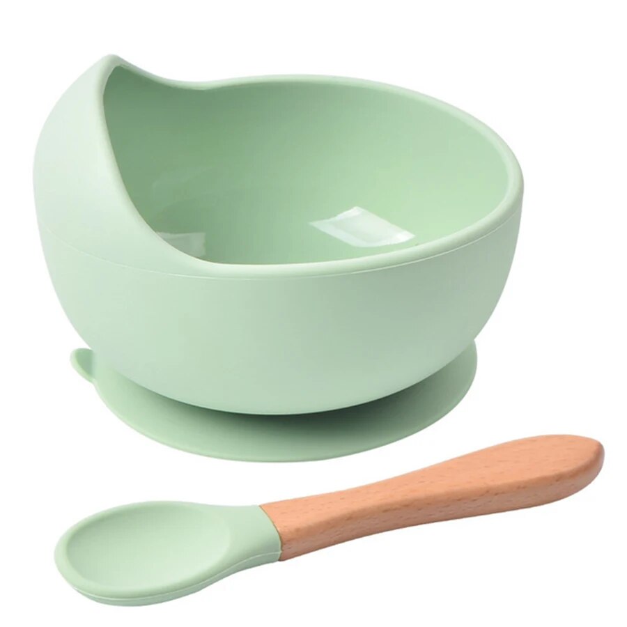 Baby Food Utensil - Hochwertige auslaufs ichere Silikon-Futters chale Baby