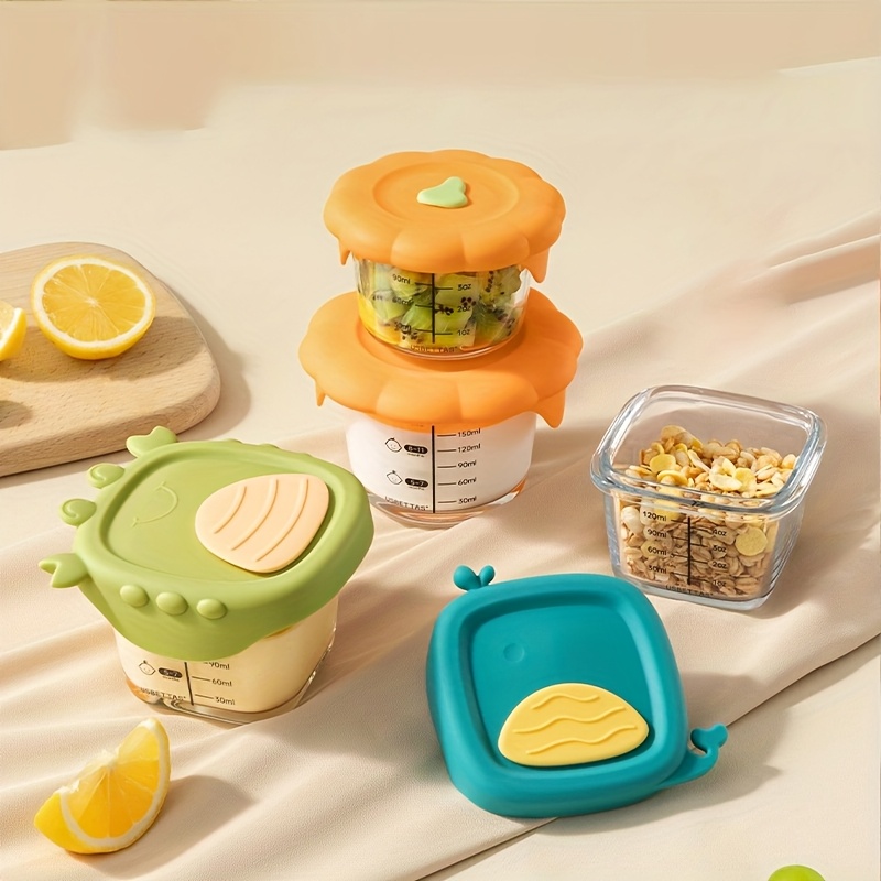 Baby Food Glass Jar - 120/180 ml Babynahrungsbehälter aus Glas mit
