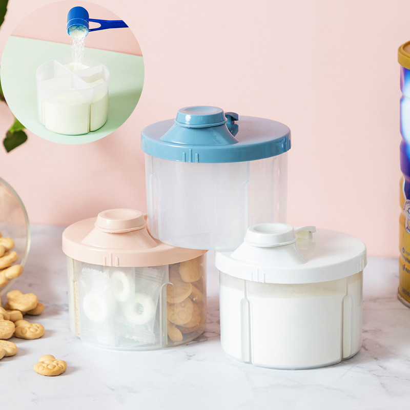 Baby Food Glass Jar - 4 Grid Portable Baby Lebensmittel Lagerung
