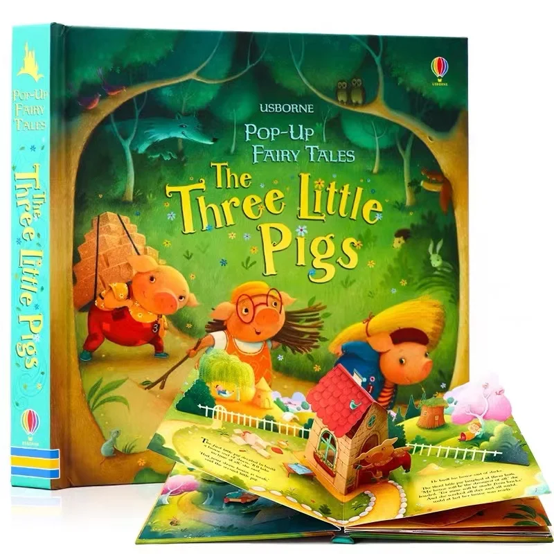 Baby Food Book - Usborne Pop-Up Three Little Pigs Englisch