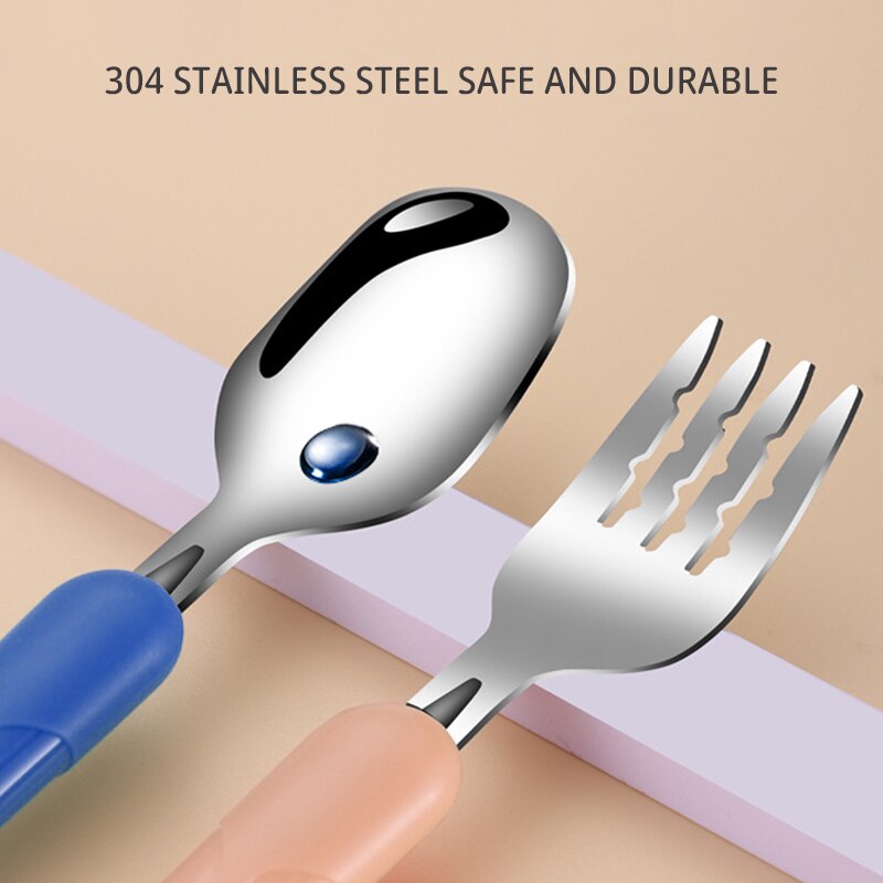 2PCSChildrens Tableware 304 Le – Baby Food Utensil Bewertung und Preis