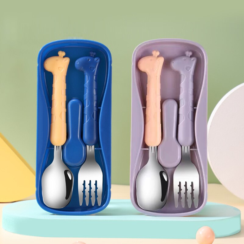2PCSChildrens Tableware 304 Le – Baby Food Utensil Bewertung und Preis