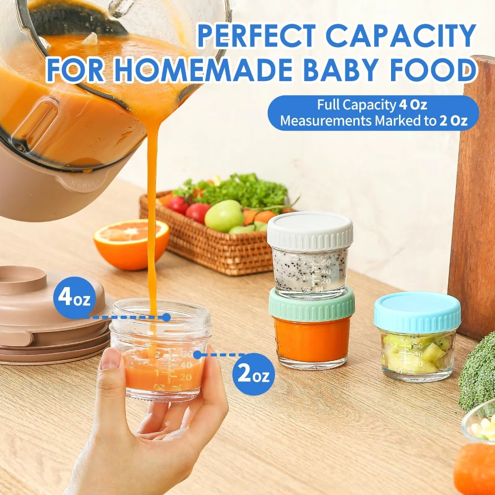 6 stücke Einmachglas Glas Baby – Baby Food Glass Jar Bewertung und Preis