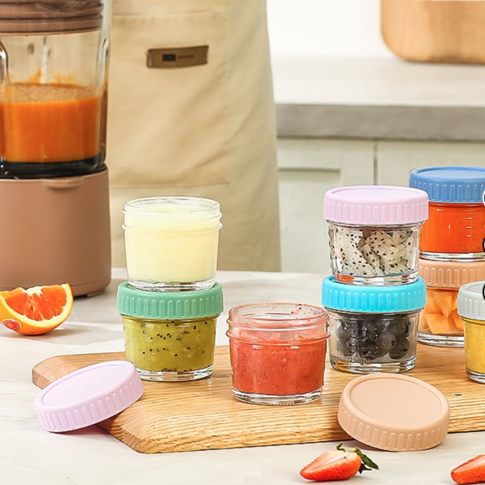 6 Stück Einmachglas aus Glas,  – Baby Food Glass Jar Bewertung und Preis