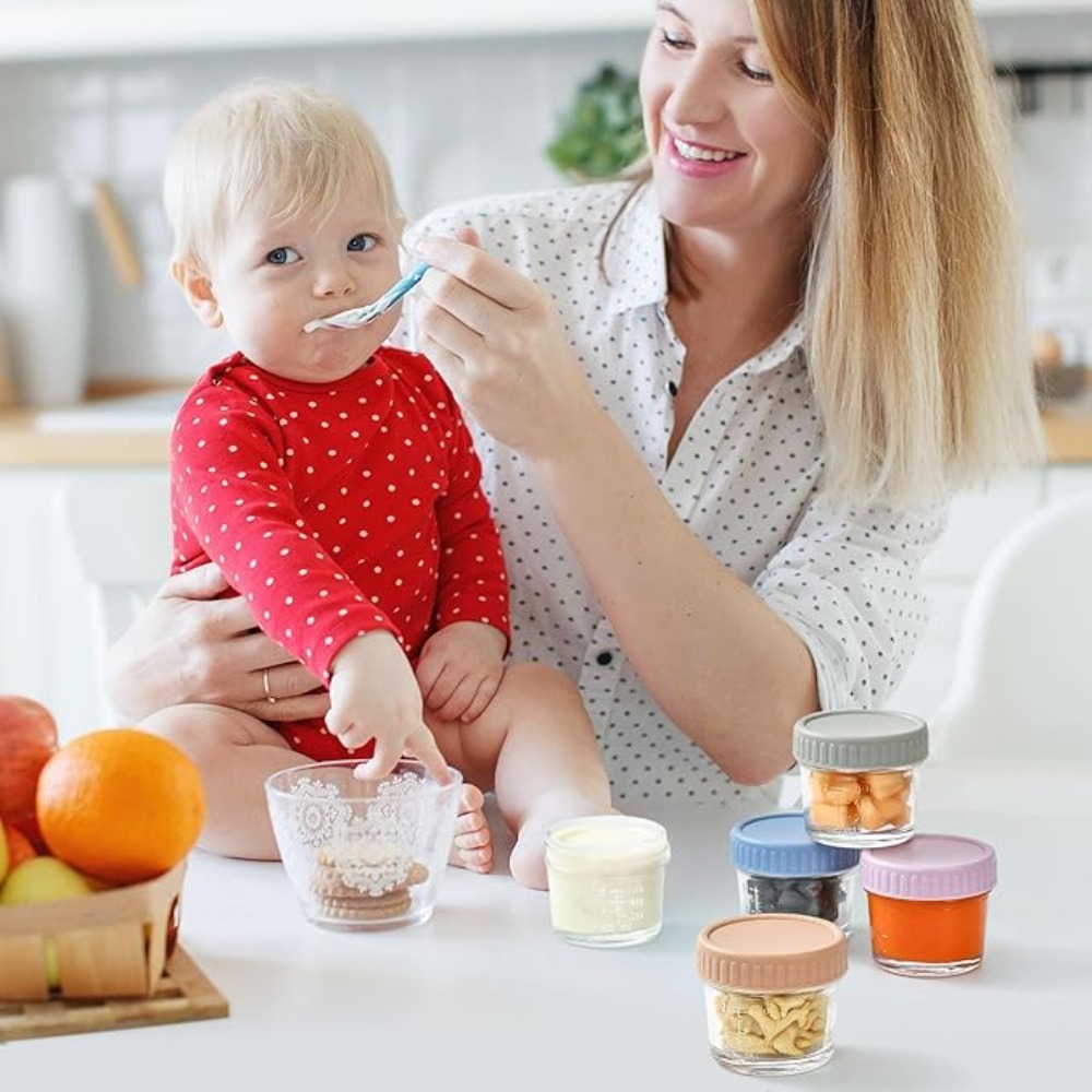 6 Stück Einmachglas aus Glas,  – Baby Food Glass Jar Bewertung und Preis