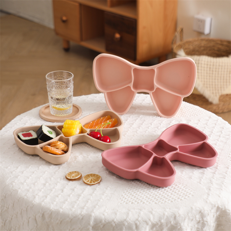 Baby Silikon Essteller Bowknot – Baby Food Utensil Bewertung und Preis