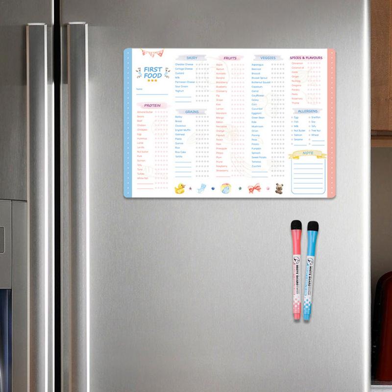 Wiederverwendbare Checkliste f – Baby Food Journal Bewertung und Preis