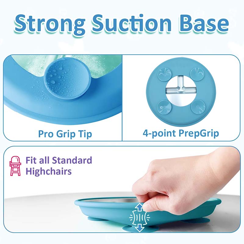 Edelstahlplatte mit Silikonhül – Plate Suction Toddler Bewertung und Preis