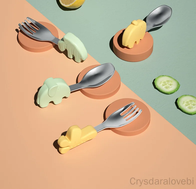 1setElephant Kurze Gabel Löffe – Baby Food In Japan Bewertung und Preis