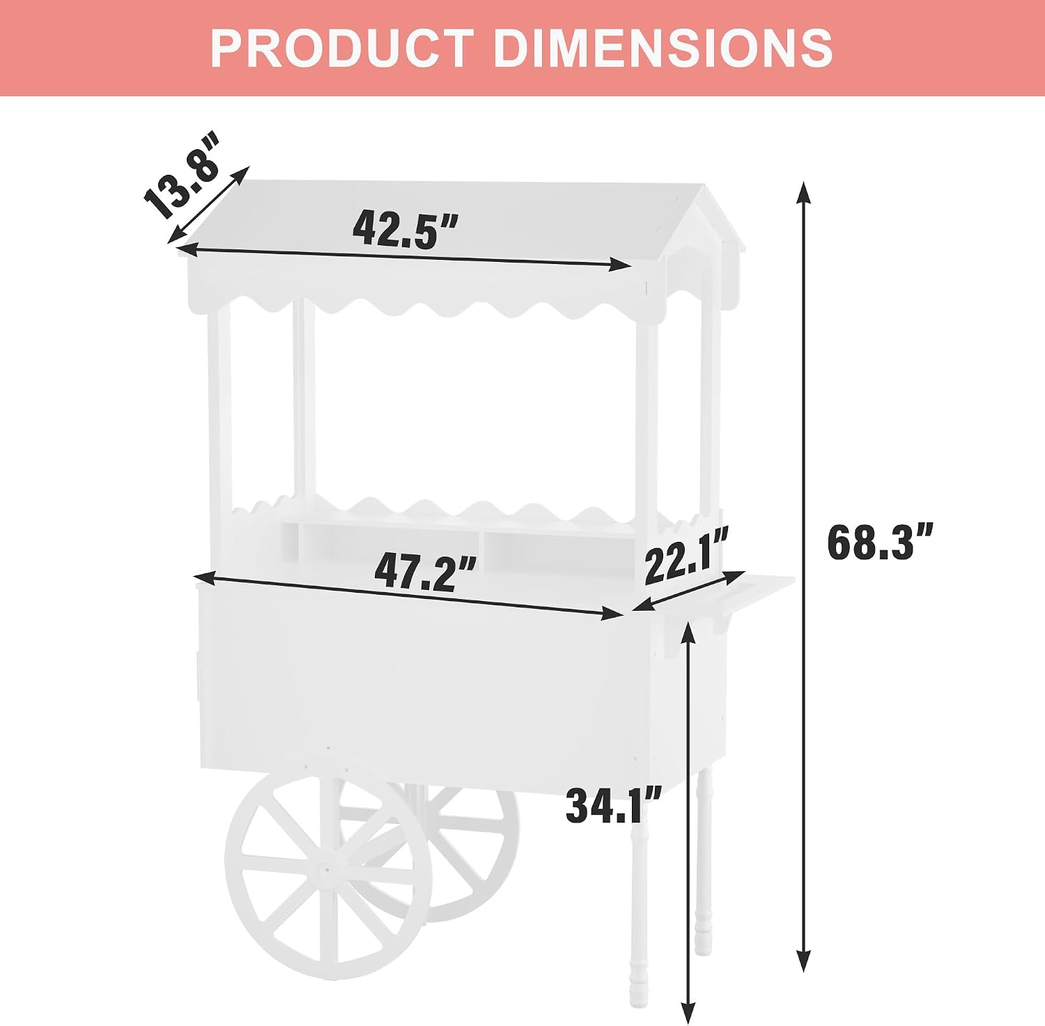 Süßigkeitenwagen-Präsentations – Baby Food Dessert Bewertung und Preis