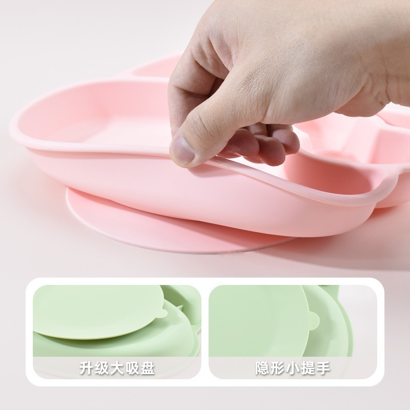 BPA-freier Cartoon-Silikon-Tel – Plate Suction Toddler Bewertung und Preis