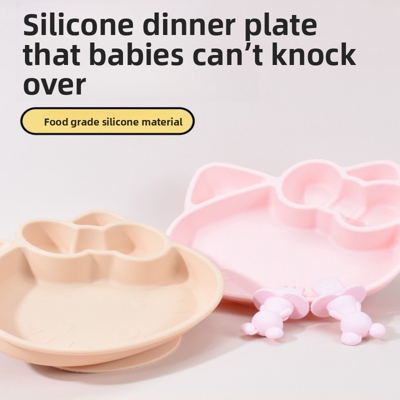 BPA-freier Cartoon-Silikon-Tel – Plate Suction Toddler Bewertung und Preis