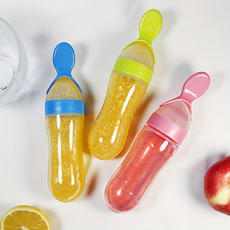 Baby-Fütterungs-Silikonflasche – Baby Food Utensil Bewertung und Preis