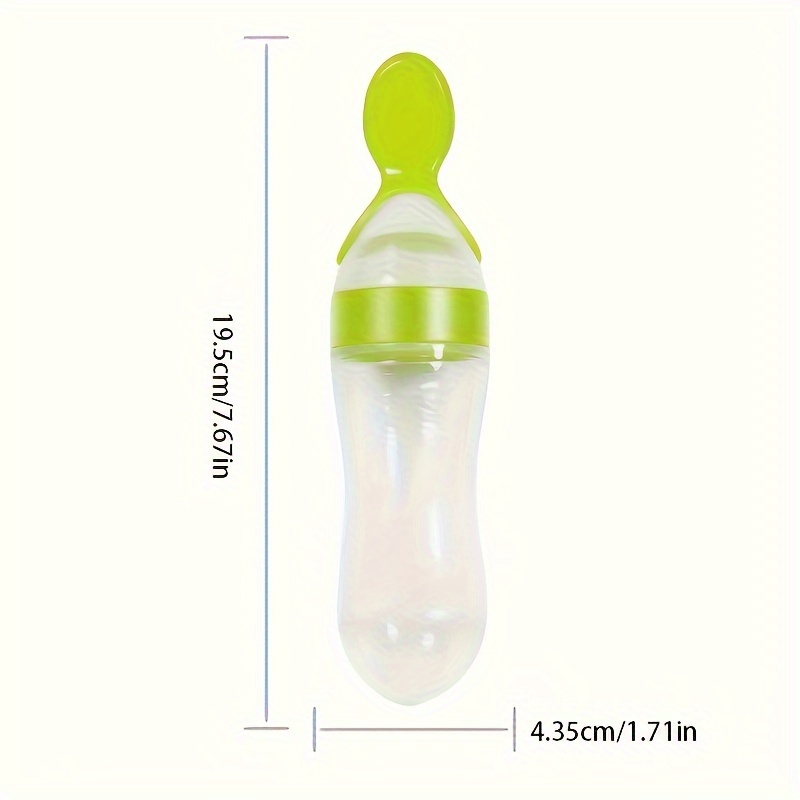 Baby-Fütterungs-Silikonflasche – Baby Food Utensil Bewertung und Preis
