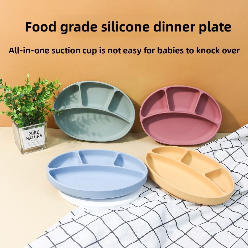 Rutschfester, geteilter Siliko – Plate Suction Toddler Bewertung und Preis