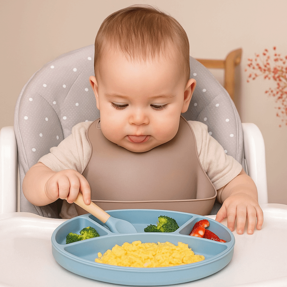 Rutschfester, geteilter Siliko – Plate Suction Toddler Bewertung und Preis