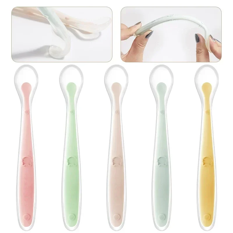 Weicher Silikon-Babylöffel für – Baby Food Utensil Bewertung und Preis