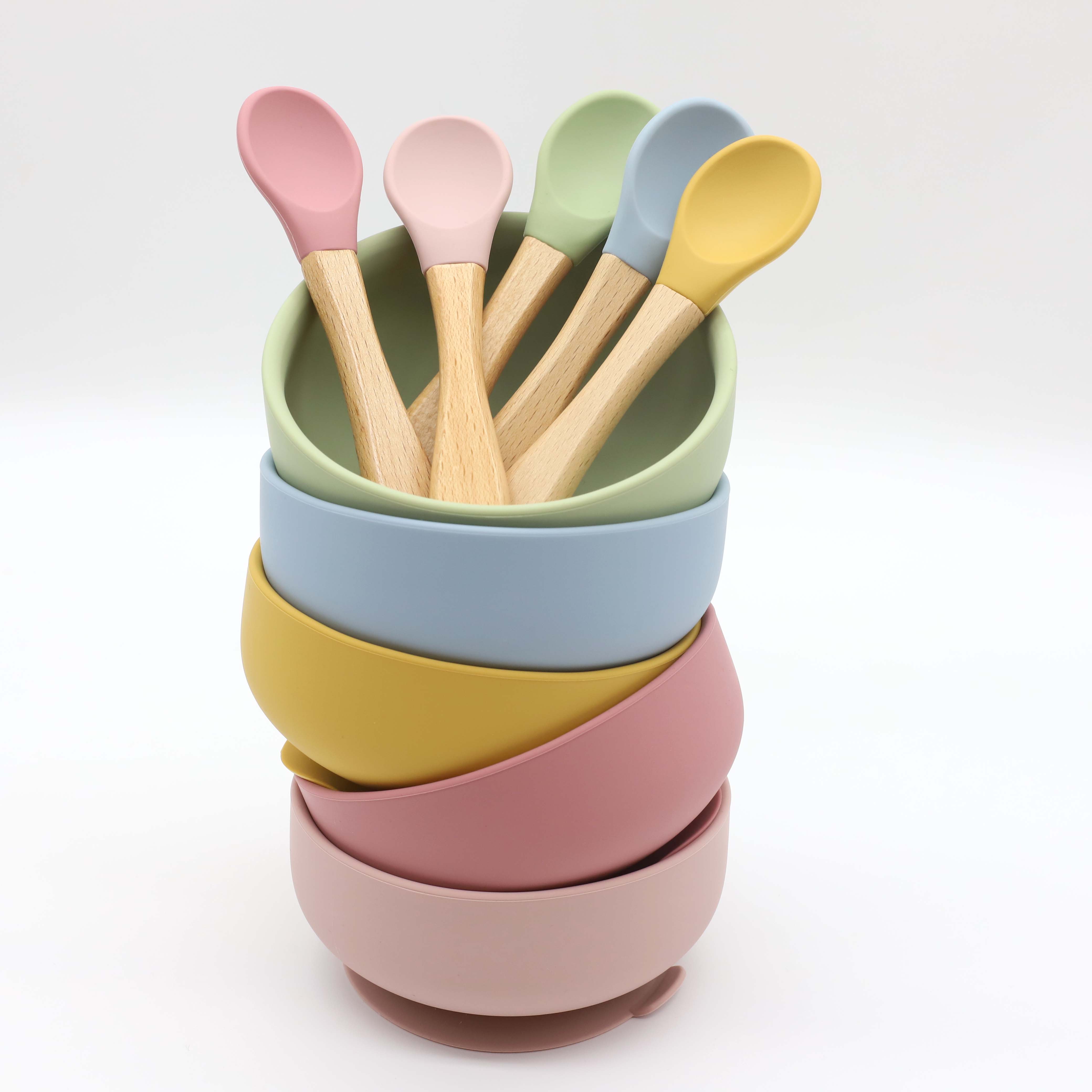 Silikonschüssel mit Saugnapf,  – Baby Food Utensil Bewertung und Preis