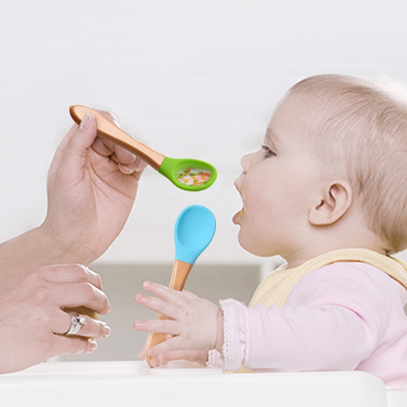 2 Teile/satz Baby Silikon Löff – Baby Food Utensil Bewertung und Preis