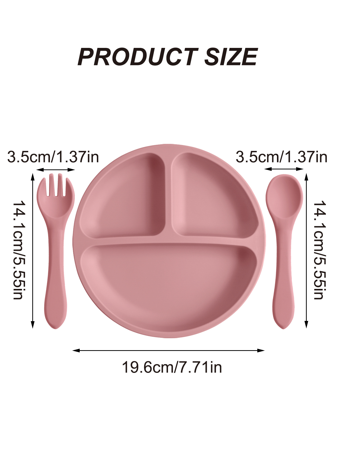 3PCS Silikon Baby Fütterung Se – Plate Suction Toddler Bewertung und Preis