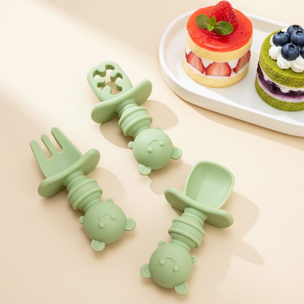 3-teiliges Set aus Bienenlöffe – Baby Food Utensil Bewertung und Preis